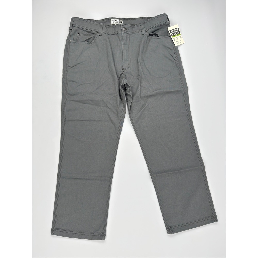Duluth Trading Co Fire Hose Relaxed Fit 5-Pocket Pants Gunmetal 40x30 NWT